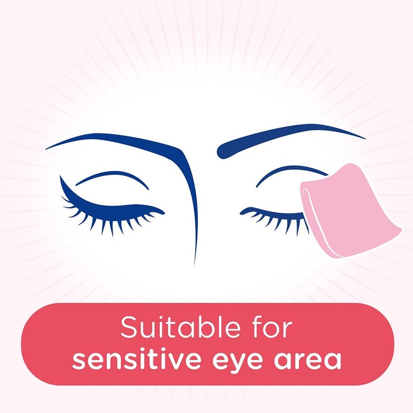 Johnson's Daily Essentials Refreshing Facial Cleansing Makeup Remover Wipes For Normal Skin, Pack of 25's