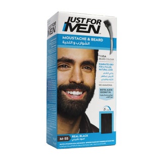 Just For Men Mustache & Beard Color Gel Real Black M-55