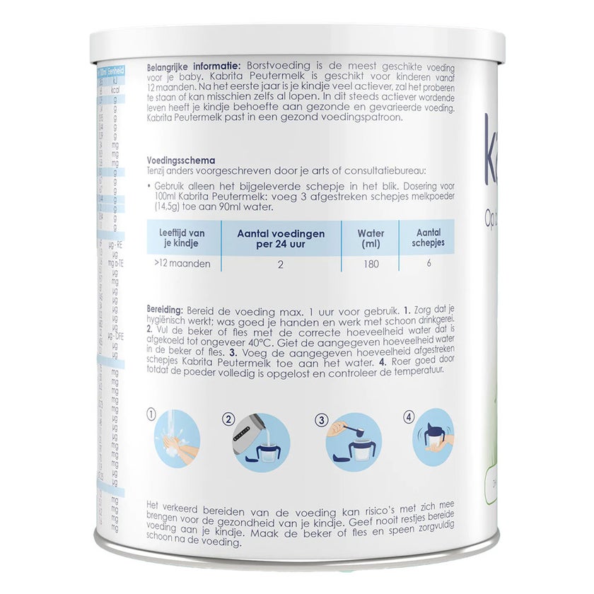 Kabrita Goat Milk Stage 3 Toddlers Milk Formula For 1 To 3 Years 400g