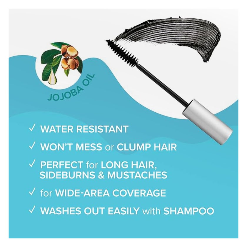 Kiss Brush In Quick Cover Gray Hair Root Touch Up Mascara - Dark Brown BGC02