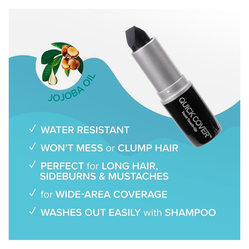 Kiss Quick Cover Gray Hair Root Touch Up Stick - Jet Black LGC01