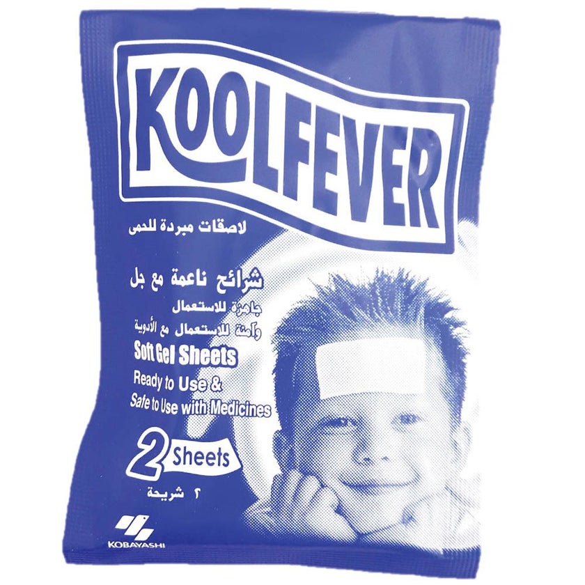 Kool Fever Child Cooling Gel, Pack of 4's