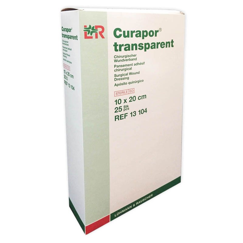 LR Curapor Transparent Sterile Surgical Dressing 10 x 20 cm 25's