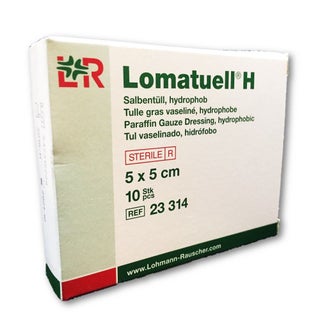 Lohmann & Rauscher Lomatuell H Paraffin Gauze Dressing 5 x 5 cm 10's