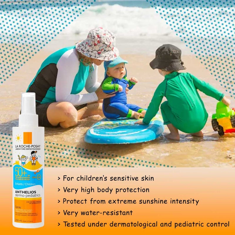 La Roche-Posay Anthelios Dermo-Pediatrics SPF50+ Sunscreen Invisible Spray For Children 200ml