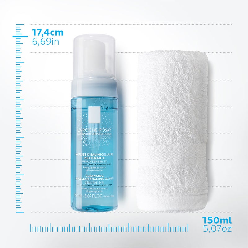 La Roche-Posay Cleansing And Make-Up Removing Physiological Foaming Water For Sensitive Skin 150ml