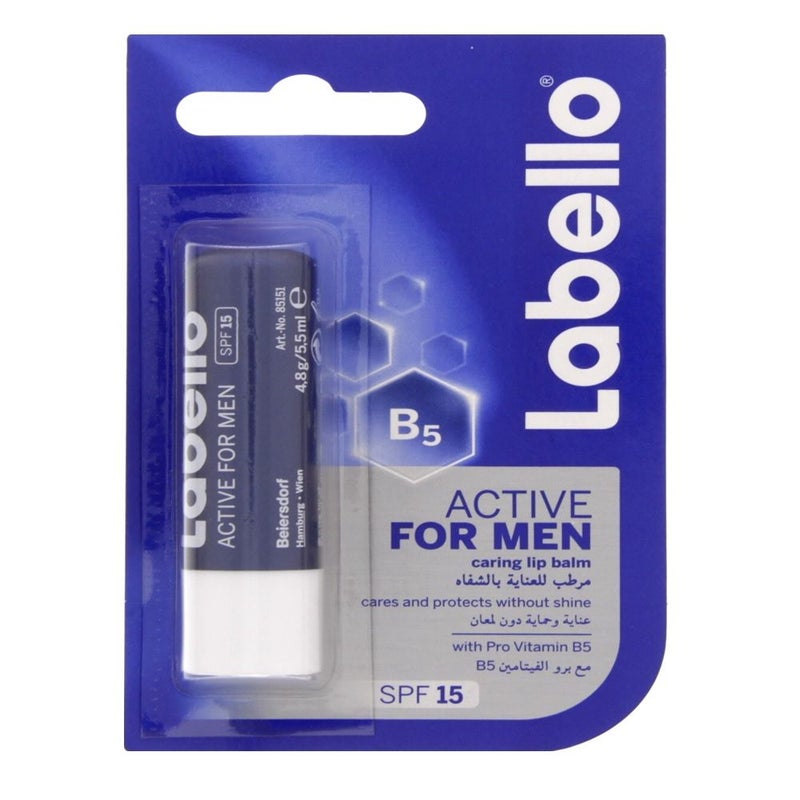 Labello For Men Active Care Lip Balm 4.8 g