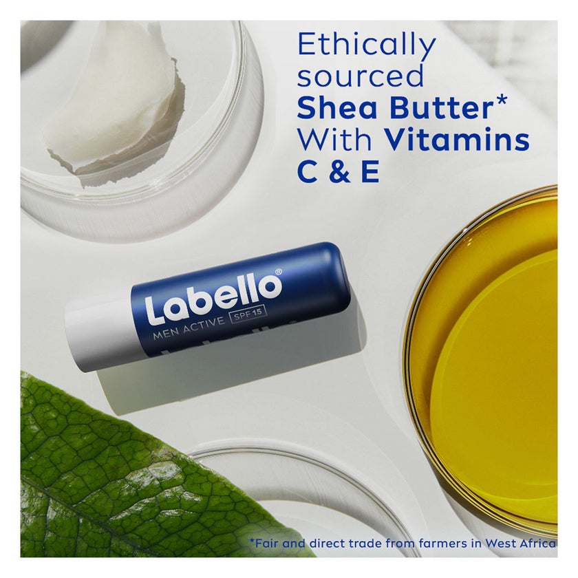 Labello 24H Moisture SPF15 Men Active Lip Balm 4.8g