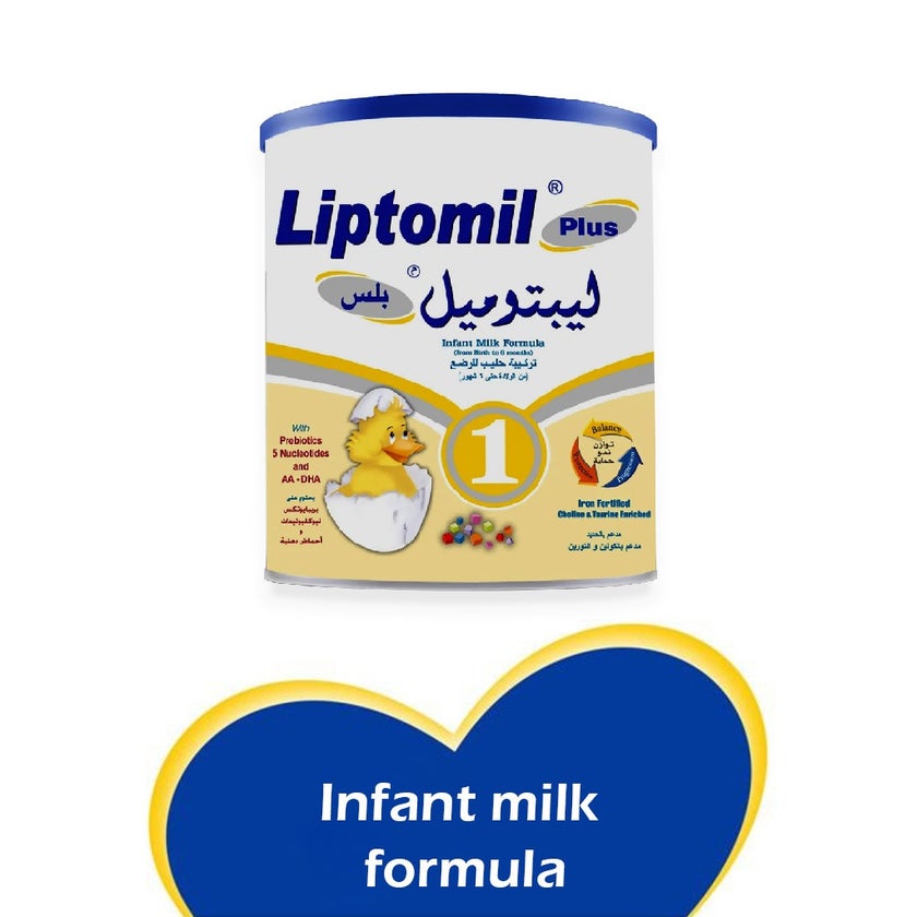 Liptomil Plus Stage 1 Baby Milk Formula For 0 To 6 Months 400g