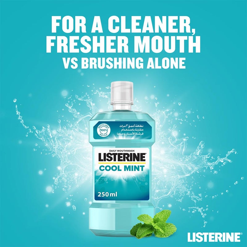 Listerine Cool Mint Mouthwash 250ml