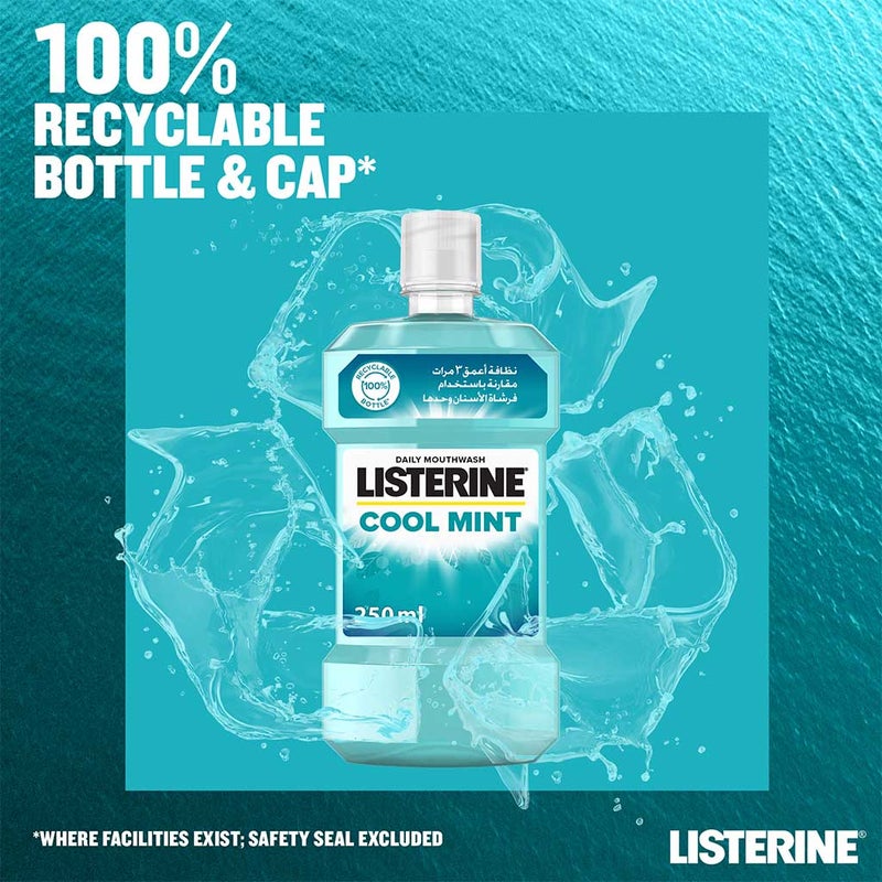 Listerine Cool Mint Mouthwash 250ml