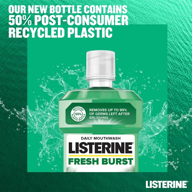 Listerine Fresh Burst Mouthwash 500ml