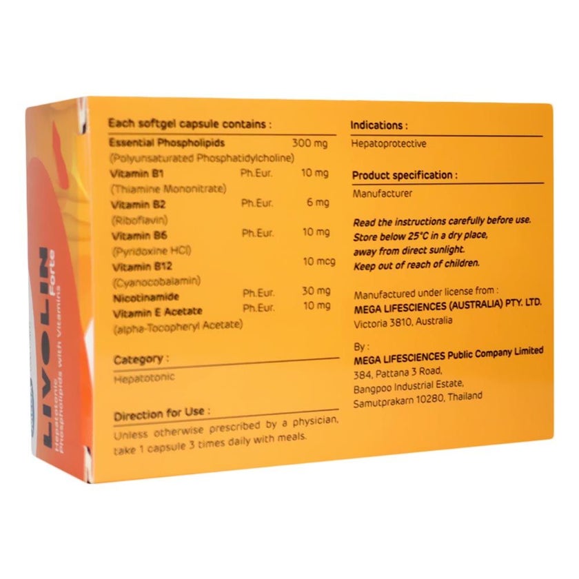 Livolin Forte Capsules, Pack of 30's