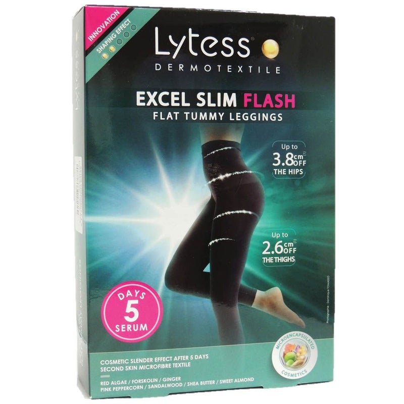 Lytess Excel Slim Flash Flat Tummy Leggings Black L/XL PF00761A