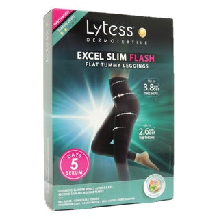 Lytess Excel Slim Flash Flat Tummy Leggings Black S/M PF00760A