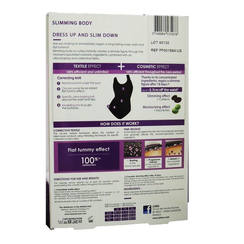 Lytess Corrective Slimming Body Black XXL