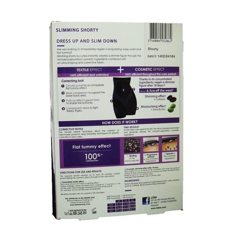 Lytess Corrective Slimming Shorty Flesh XXL