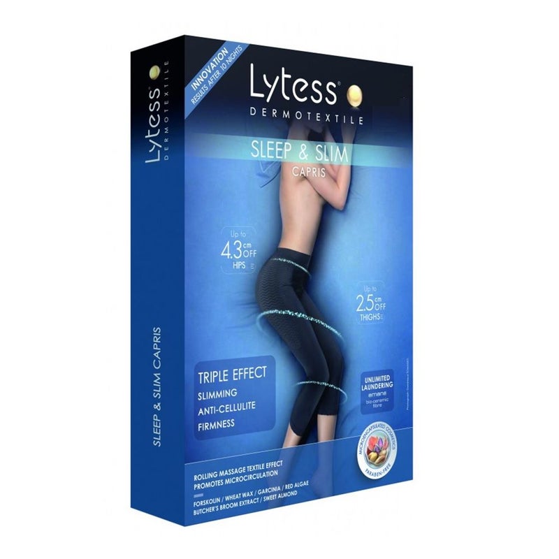 Lytess Sleep & Slim Capris Black L/XL PF00306A