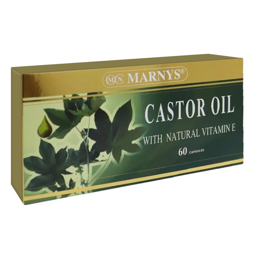 Marnys Castor Oil Capsules, Pack of 60's