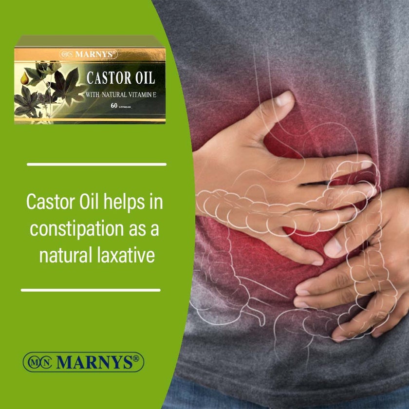 Marnys Castor Oil Capsules, Pack of 60's