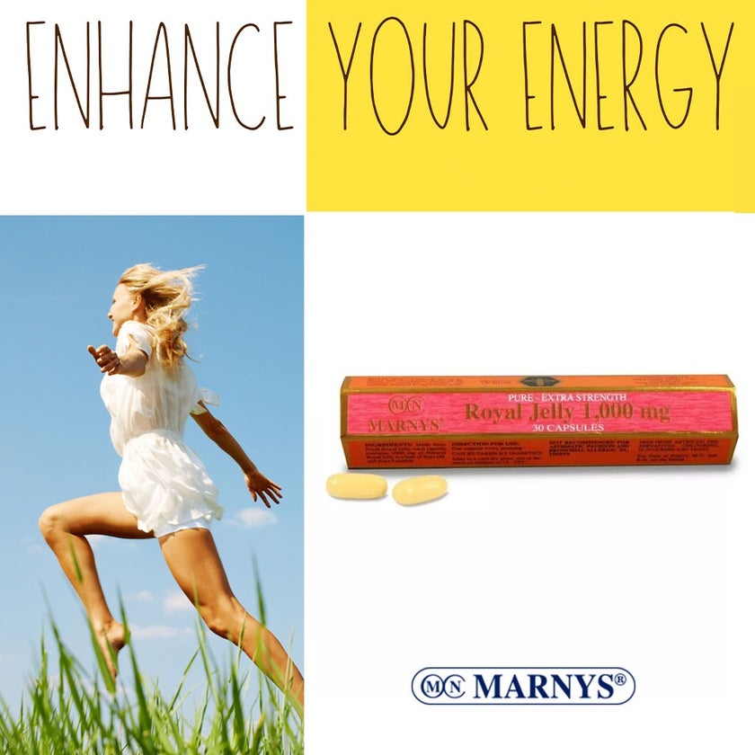 Marnys Royal Jelly 1000mg Capsules, Pack of 30's