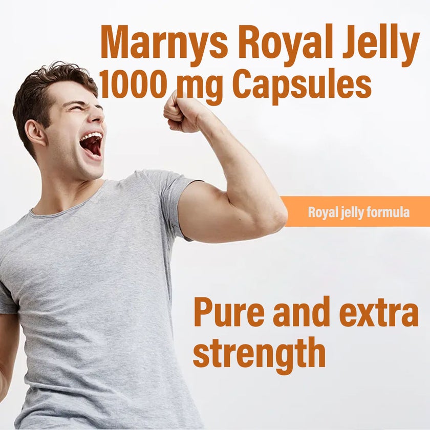 Marnys Royal Jelly 1000mg Capsules, Pack of 90's