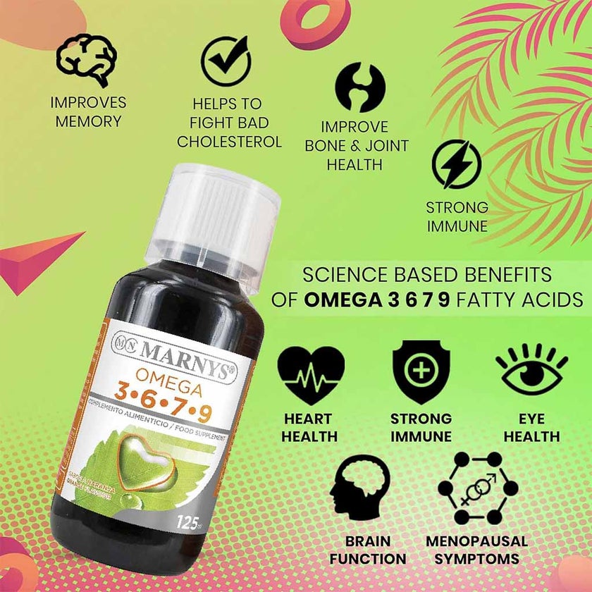 Marnys Omega 3-6-7-9 Liquid 125ml
