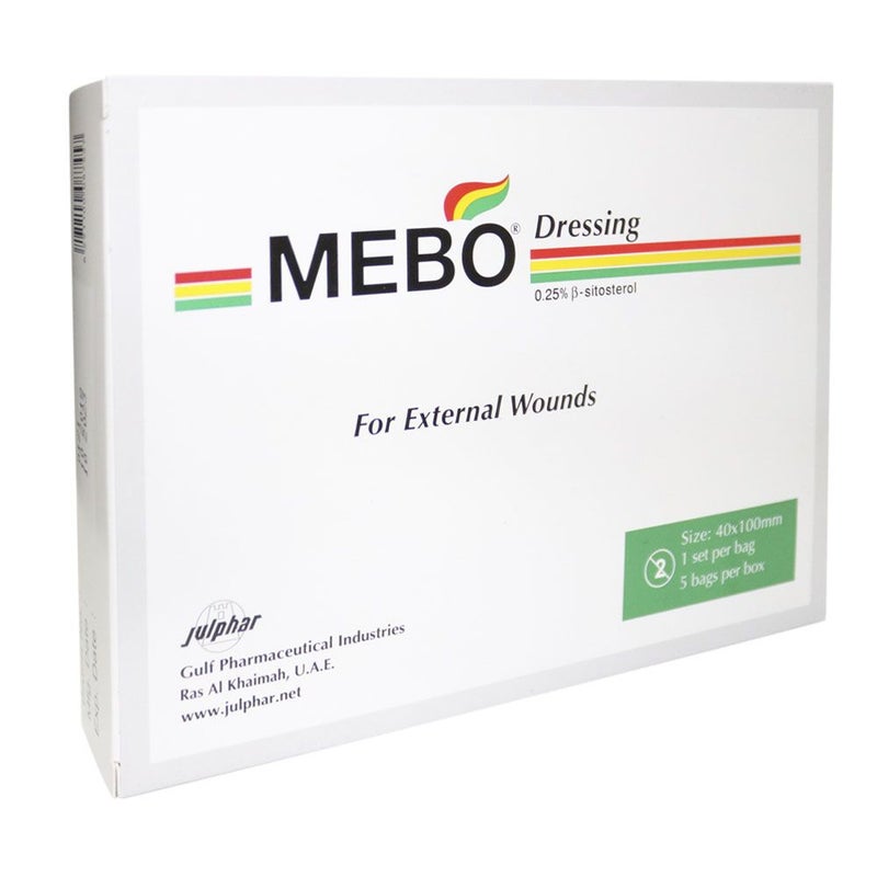 Mebo Wound Dressing 40 mm x 100 mm 5's