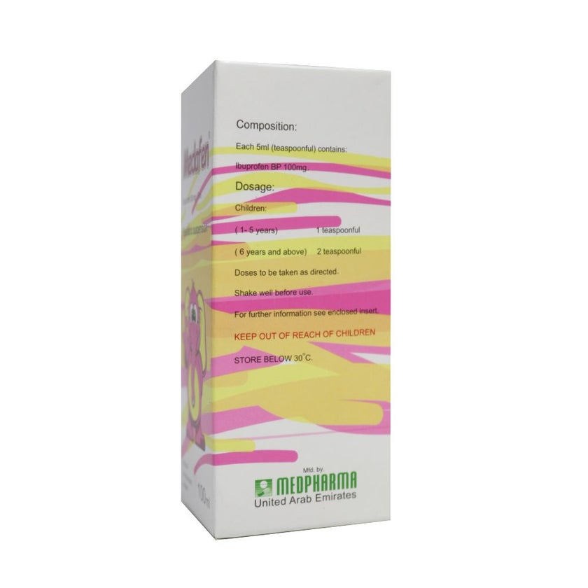 Medafen 100mg/5ml Paediatric suspension 100ml
