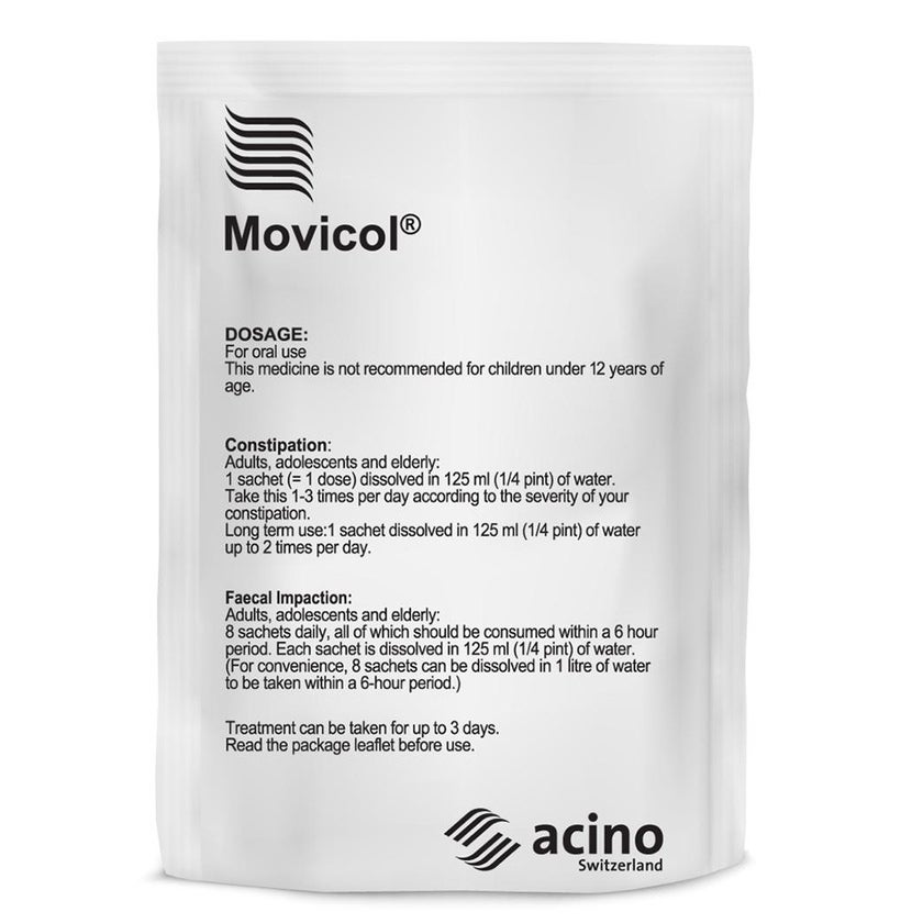 Movicol Adult Powder Sachets For Constipation Relief 13.8g, Pack of 20’s 