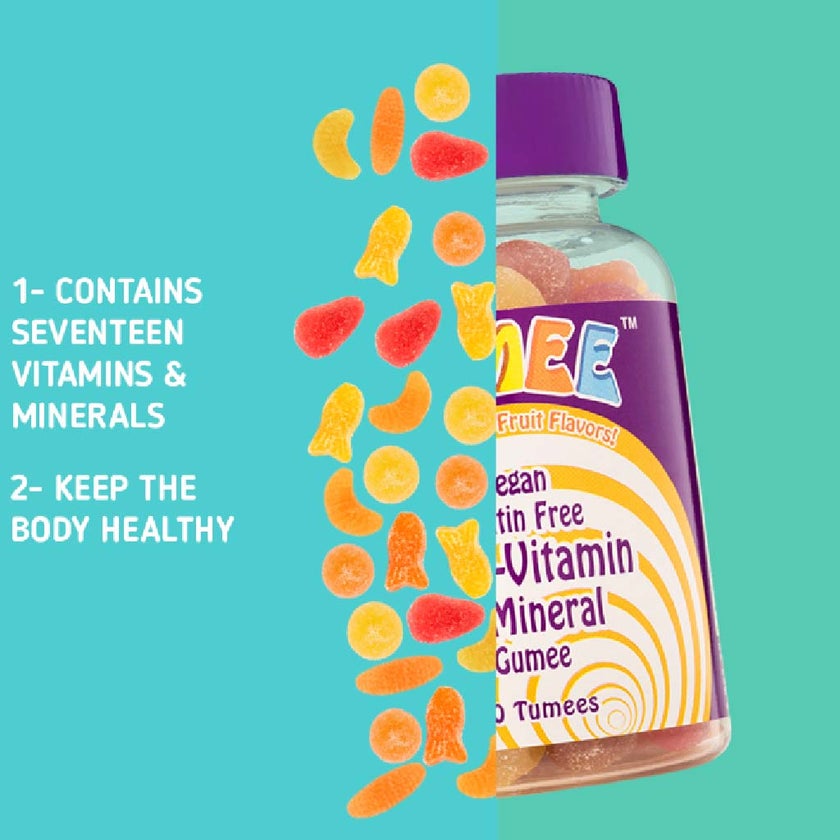 Mr.Tumee Multi Vitamin And Mineral Gumee, Pack of 60's