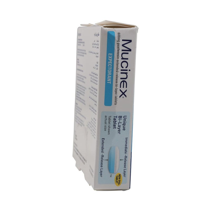 Mucinex 600 mg Tablets 20's