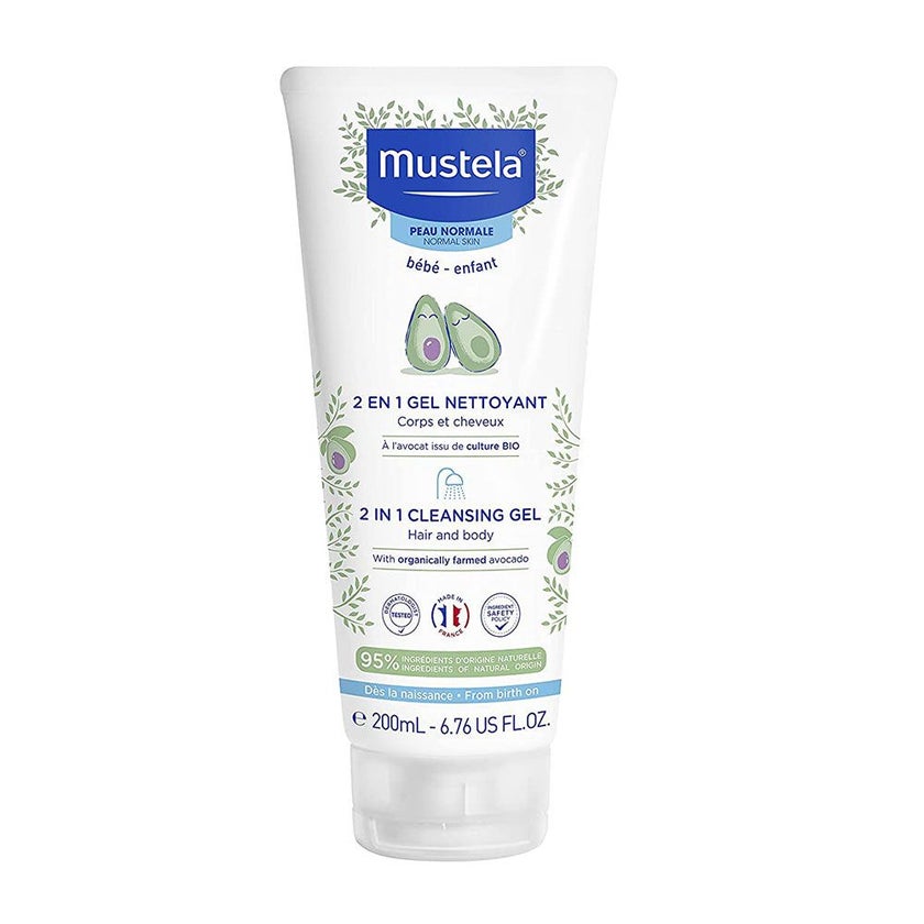 Mustela Baby 2 in 1 Cleansing Gel For Hair & Body 200ml