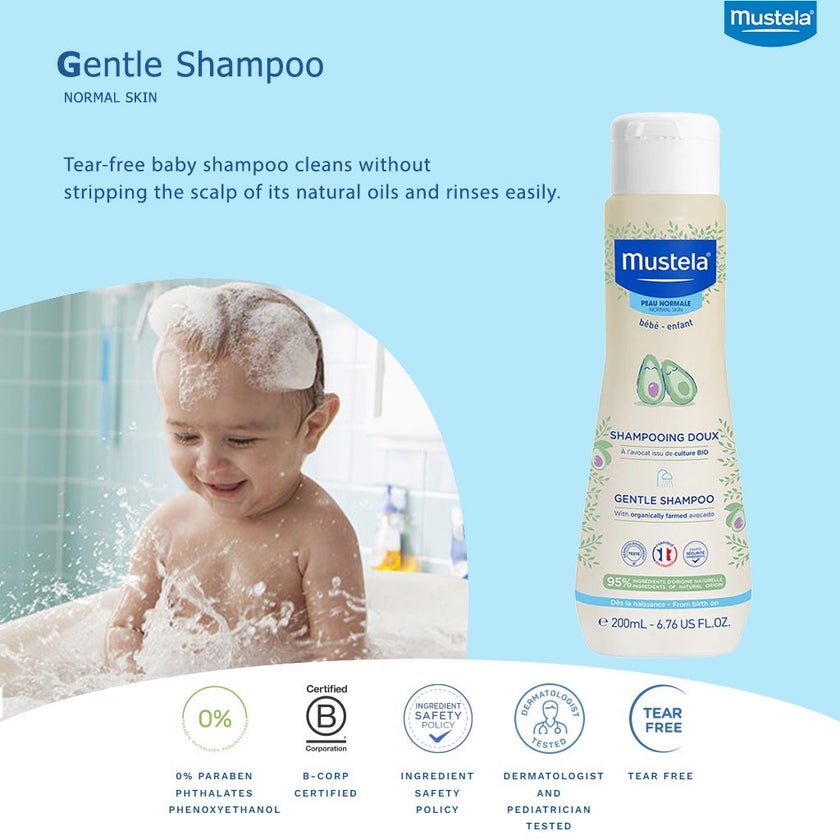 Mustela Baby and Child Gentle Shampoo 200ml