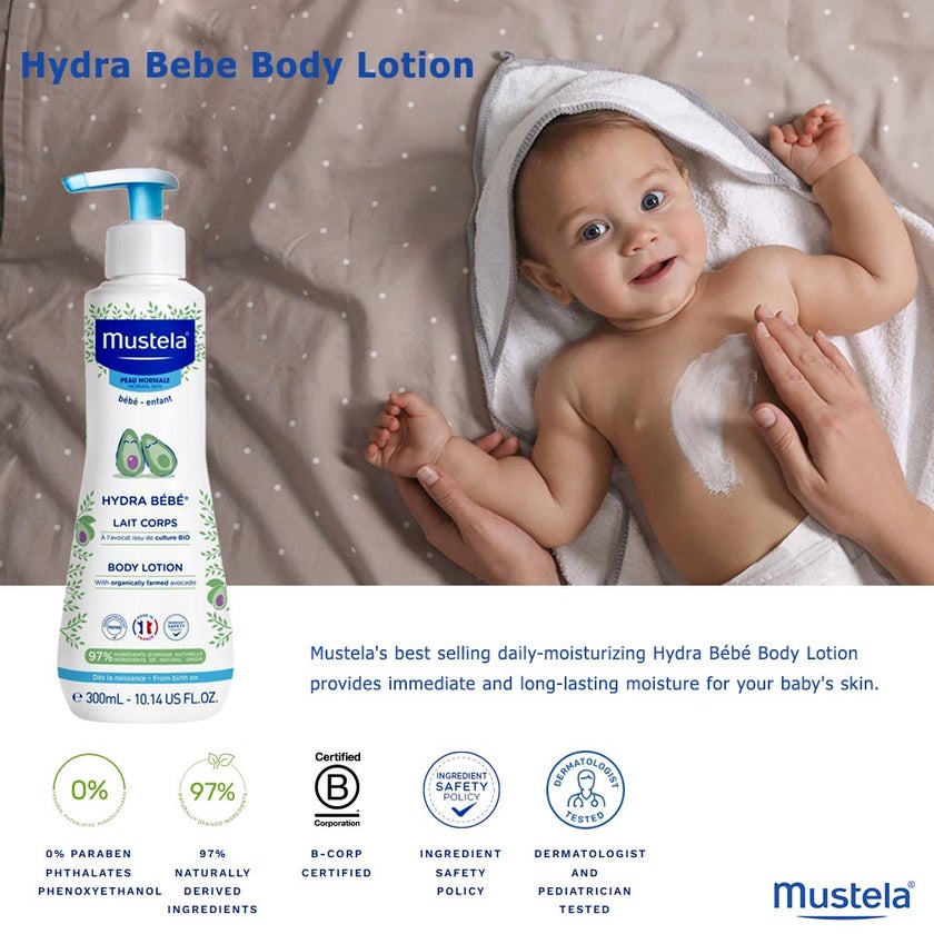 Mustela Baby Hydra Bebe Moisturizing Body Lotion 300ml