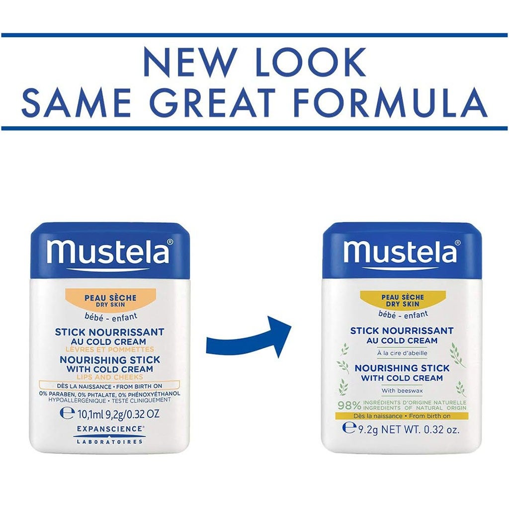 Mustela Baby Nourishing Stick With Cold Cream For Dry Skin