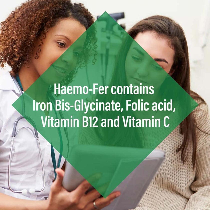 Nature's Bounty Haemo-Fer 28mg Capsules, Pack of 30's