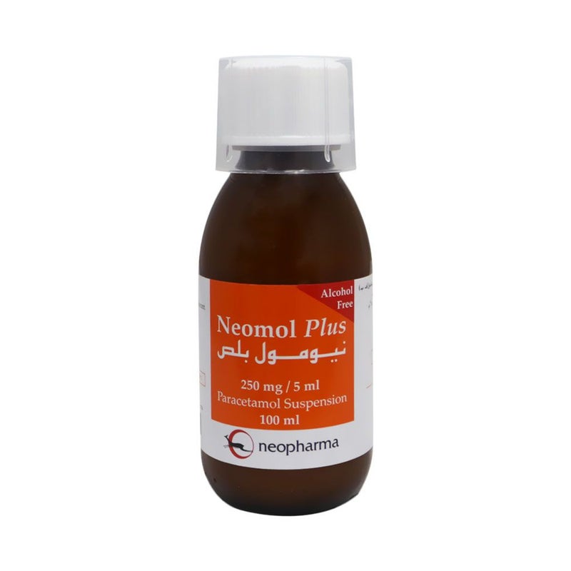 Neomol Plus 250 mg / 5 mL Syrup 100 mL