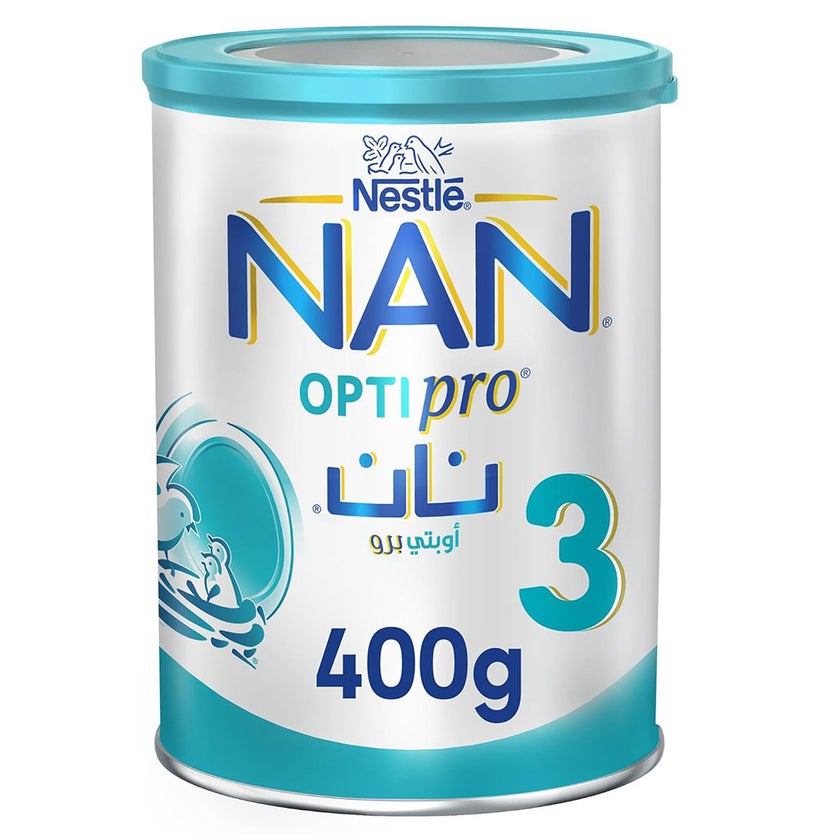 Nestle Nan Optipro 3 Toddlers Milk Formula 1-3 Years 400g