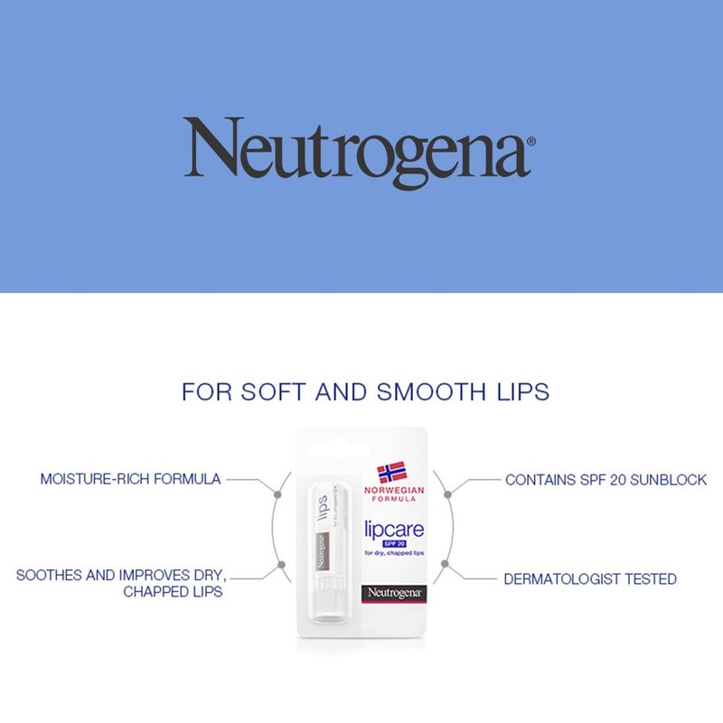 Neutrogena Norwegian Formula SPF20 Moisturising Lip Balm 4.8g