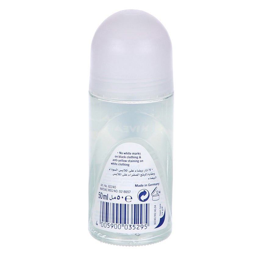 Nivea Black & White Invisible 72H Active Antiperspirant Roll-On For Women 50ml