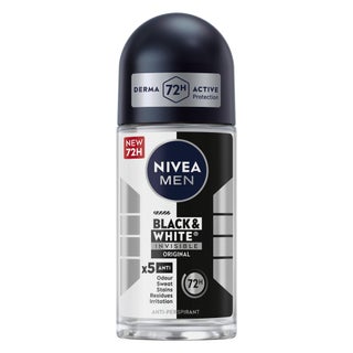 Nivea Men Black & White Invisible 72H Active Antiperspirant Deo Roll On 50ml