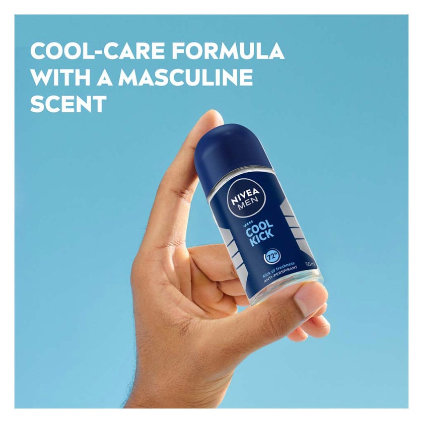 Nivea Men Cool Kick 72H Antiperspirant Deo Roll On 50ml