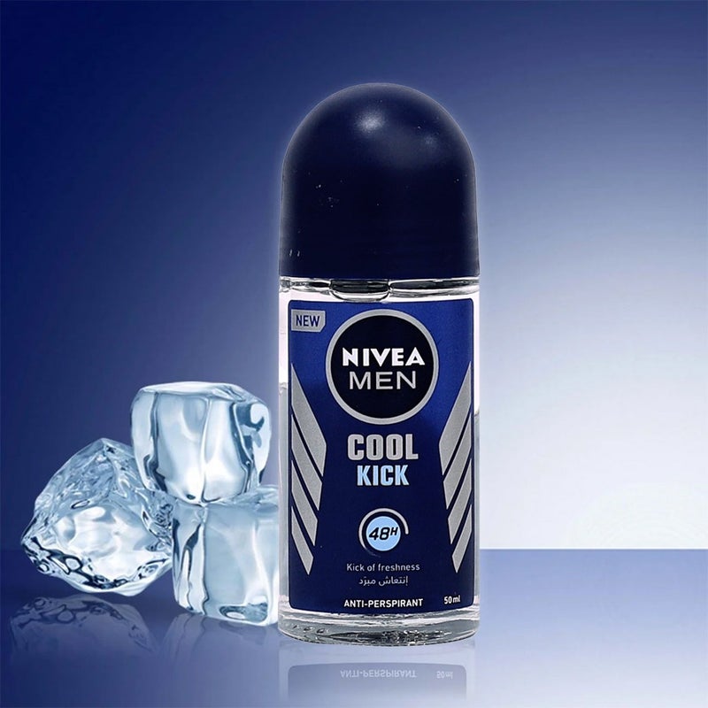 Nivea Men Cool Kick Antiperspirant Roll-On 50 mL