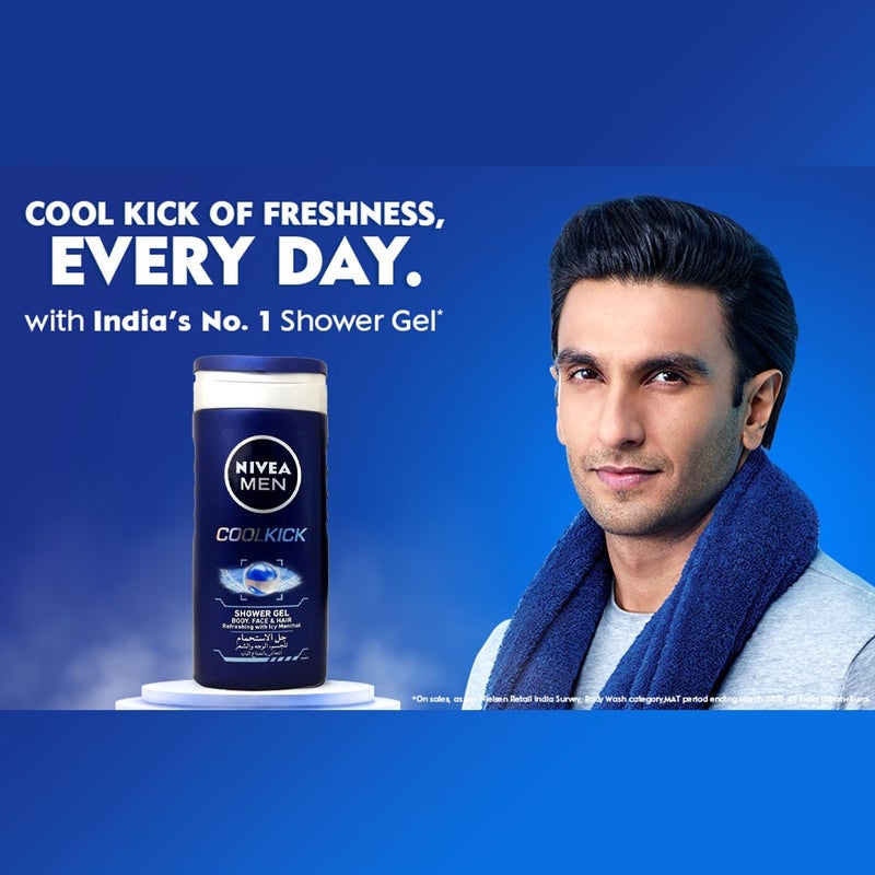 Nivea Men Cool Kick Shower Gel 250 mL