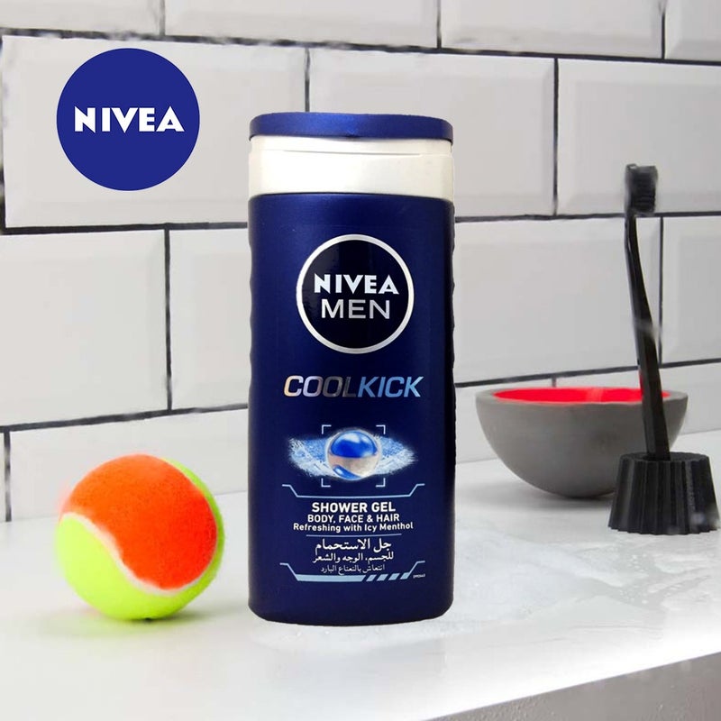 Nivea Men Cool Kick Shower Gel 250 mL