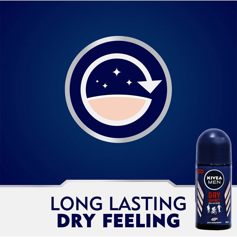 Nivea Men Dry Impact Plus Antiperspirant Roll-On 50 mL