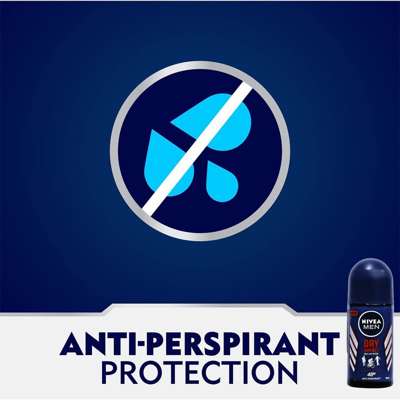 Nivea Men Dry Impact Plus Antiperspirant Roll-On 50 mL