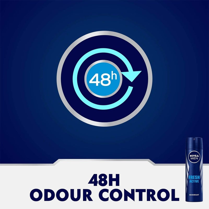 Nivea Men Fresh Active Deodorant 150 mL