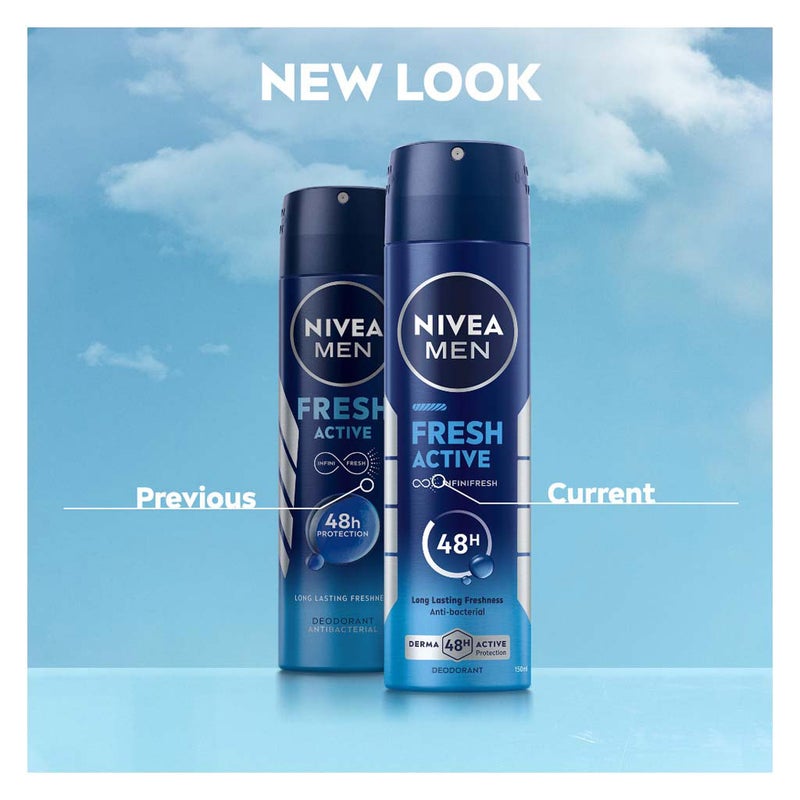 Nivea Men Fresh Active Infinifresh 48H Deodorant Spray 150ml